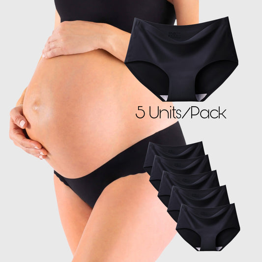 Maternity Bra — Luna Seamless Maternity Silk Underwear (5-Pack) | Ultra-Soft & Breathable