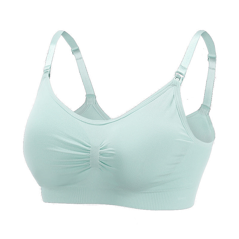 Maternity Seamless Large Size Nursing Bra for Breastfeeding and Postpartum Support