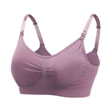 Maternity Seamless Large Size Nursing Bra for Breastfeeding and Postpartum Support