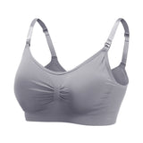 Maternity Seamless Large Size Nursing Bra for Breastfeeding and Postpartum Support