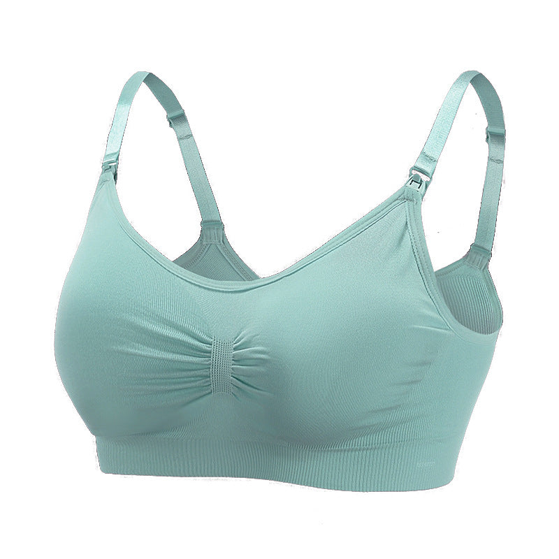 Maternity Seamless Large Size Nursing Bra for Breastfeeding and Postpartum Support