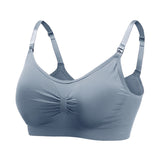 Maternity Seamless Large Size Nursing Bra for Breastfeeding and Postpartum Support