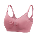 Maternity Seamless Large Size Nursing Bra for Breastfeeding and Postpartum Support
