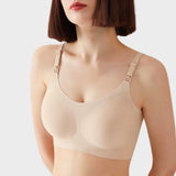 Maternity Bra — BREEZE Plus Size Nursing Bra | Seamless Comfort with Drop-Down Cups