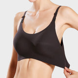 Maternity Bra — BREEZE Plus Size Nursing Bra | Seamless Comfort with Drop-Down Cups