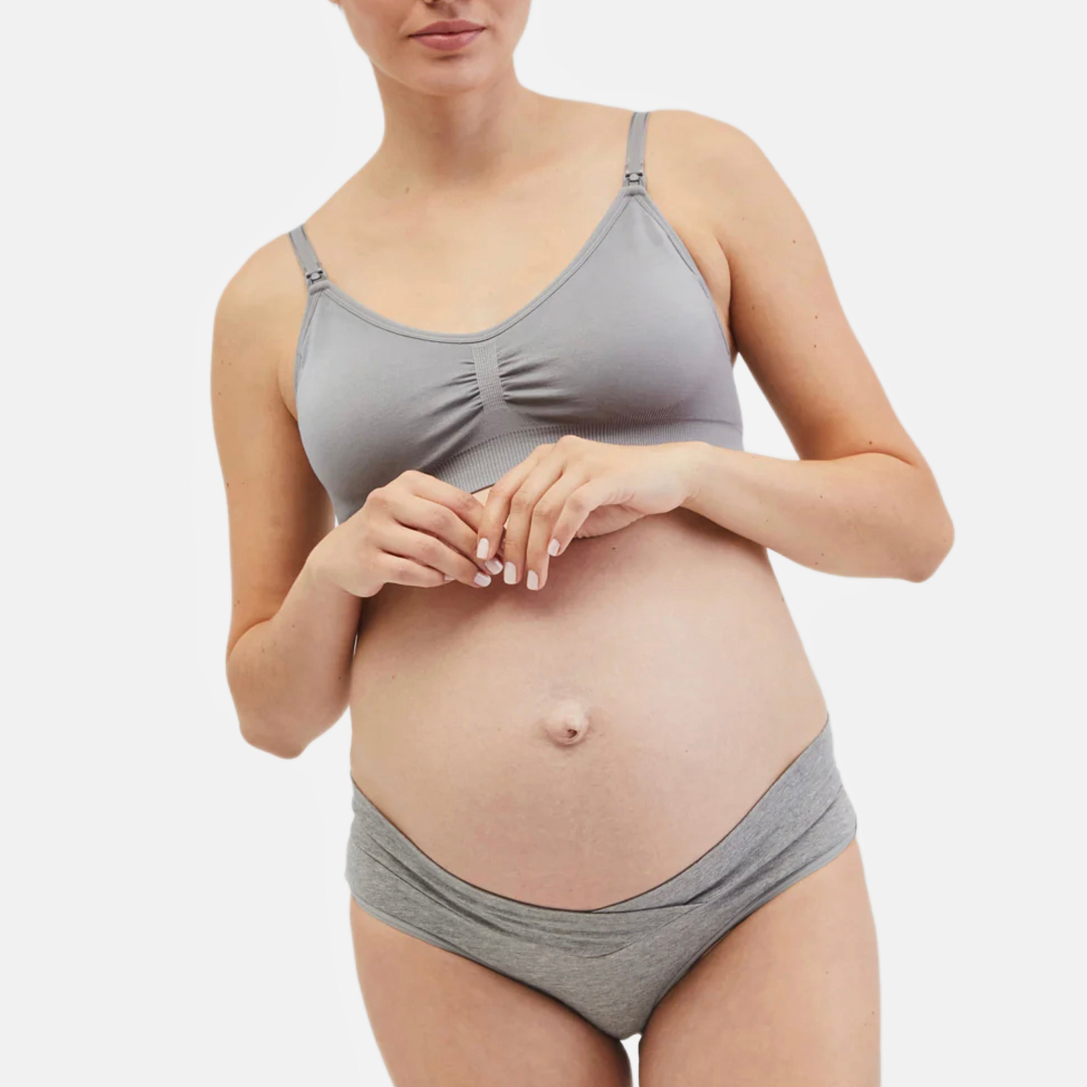 Maternity Bra — NuBra Seamless Nursing Bra | Drop-Down Cups for Effortless Feeding