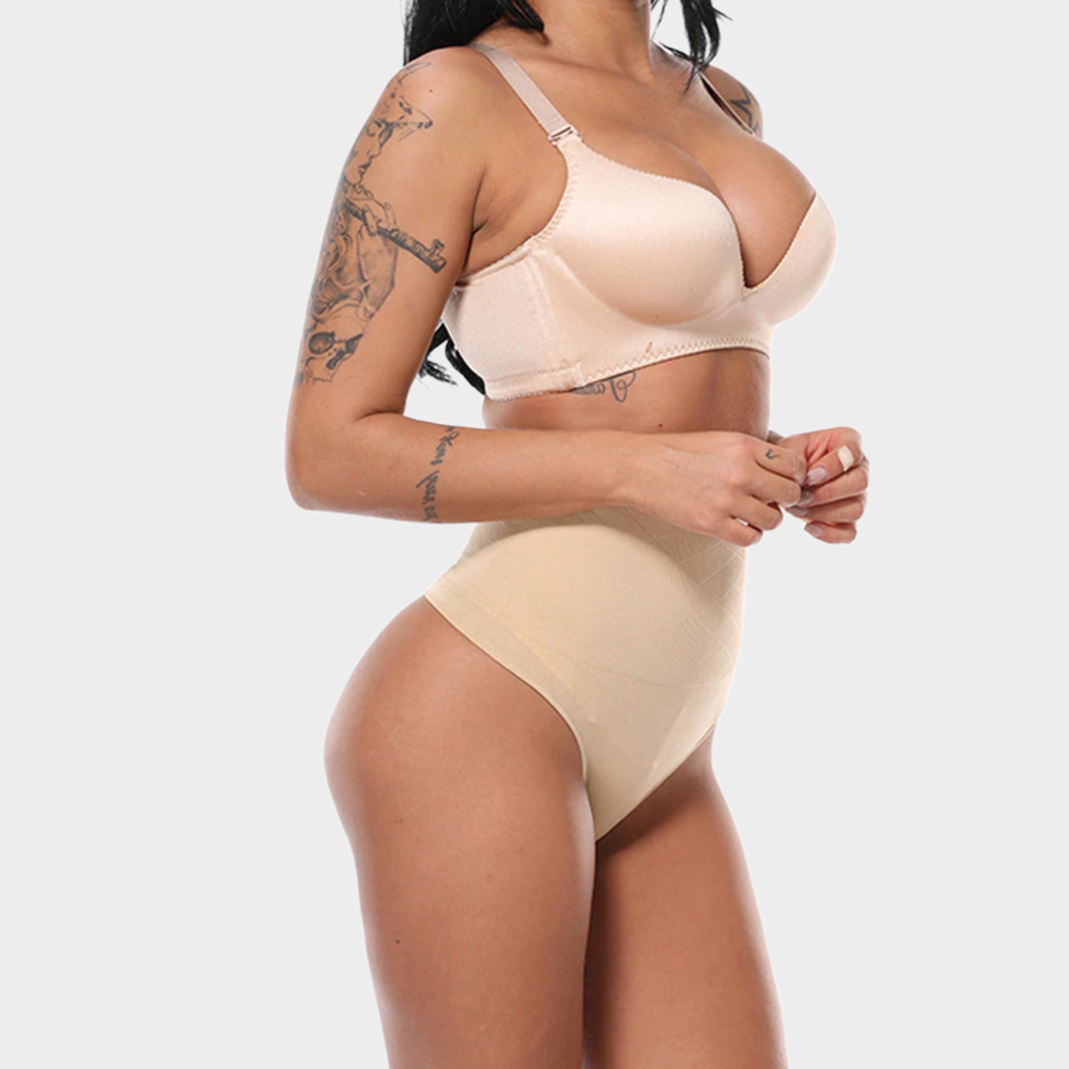Maternity Bra — SlimFit High-Waist Postpartum Thong | Seamless Tummy Support